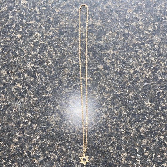 REAL 2mm 10k ROPE GOLD CHAIN 20 INCHES & AND REAL 14k STAR OF DAVID ✡️ STAMPED - Picture 14 of 16